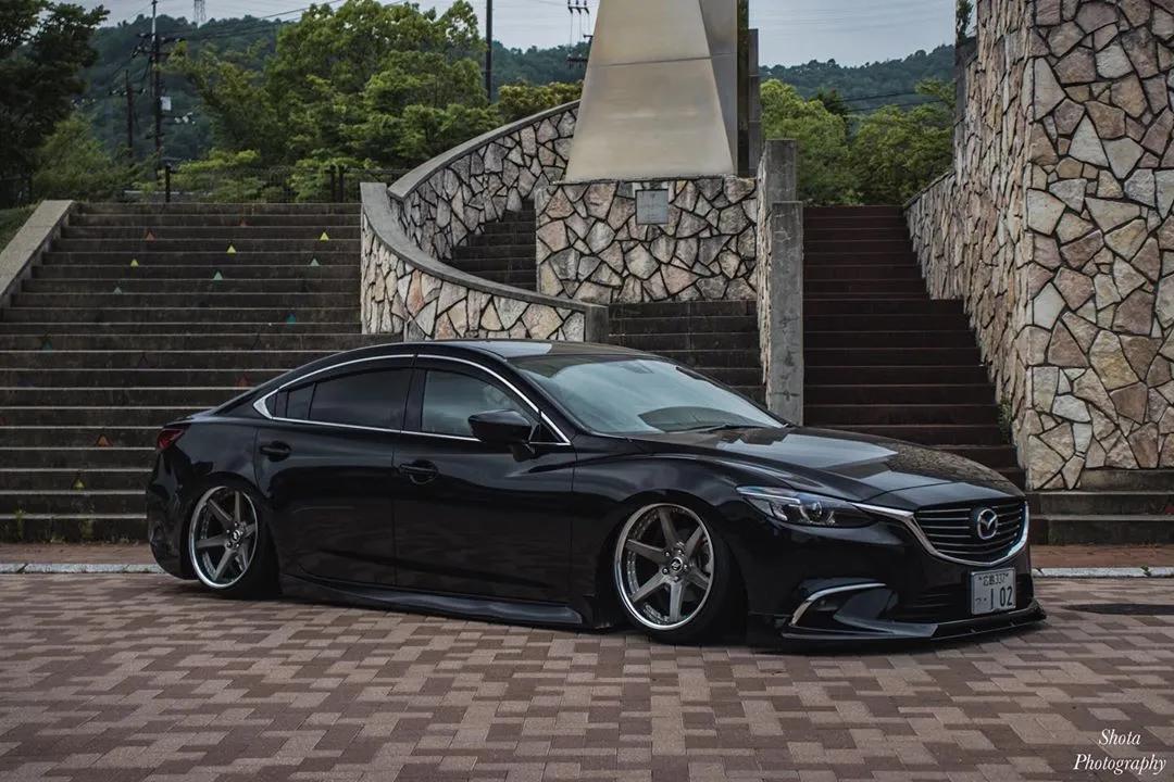 阿特兹轮毂改装案例,马自达阿特兹改装案例