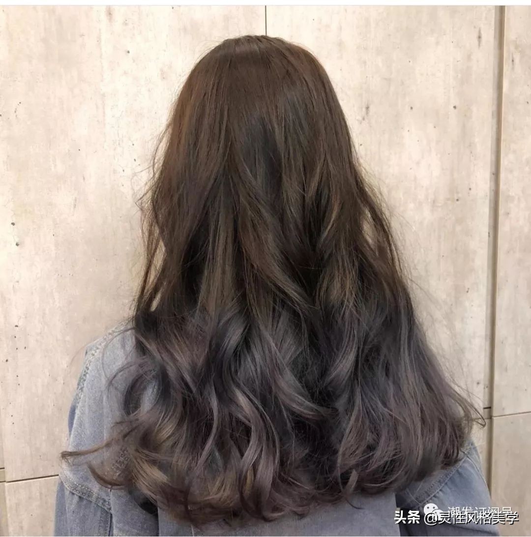 中长发发型微微卷半头烫大波浪,半头卷大波浪烫发排列教程