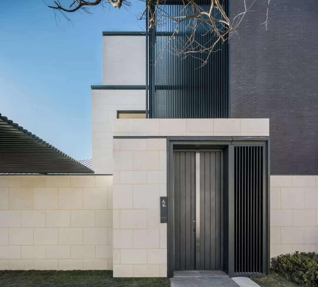 庭院入户门设计效果图,入户门庭院设计