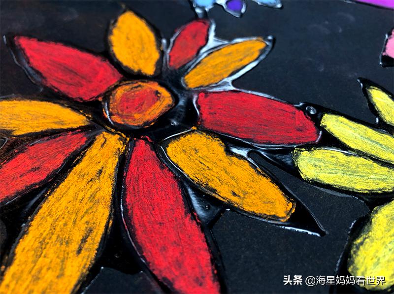 蜡笔油画棒画法,超简单的油画蜡笔素材教程