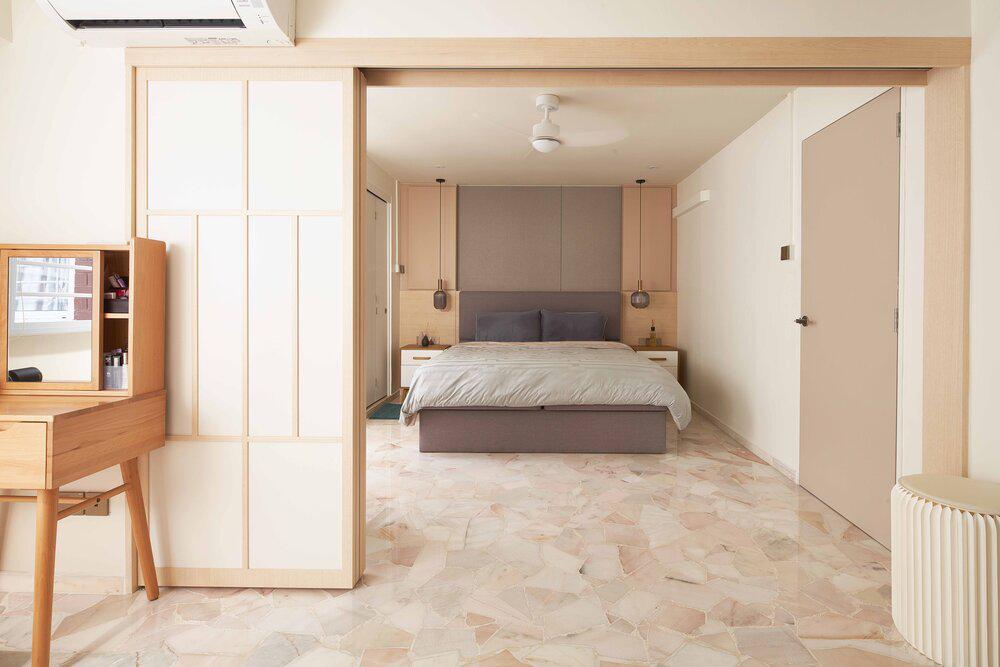 门洞不装门，这个细节要做到位：包一圈门套保护墙面，效果好看