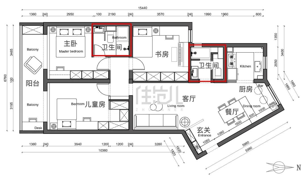 绝了！100㎡两娃之家零杂物，鸡肋空间原地增值20万