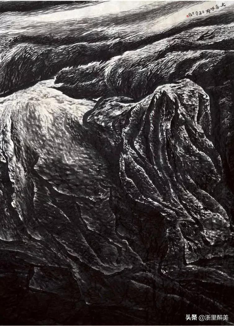 他师从李可染，一生专注画太行山：用一滴墨画出中国极致山水之美