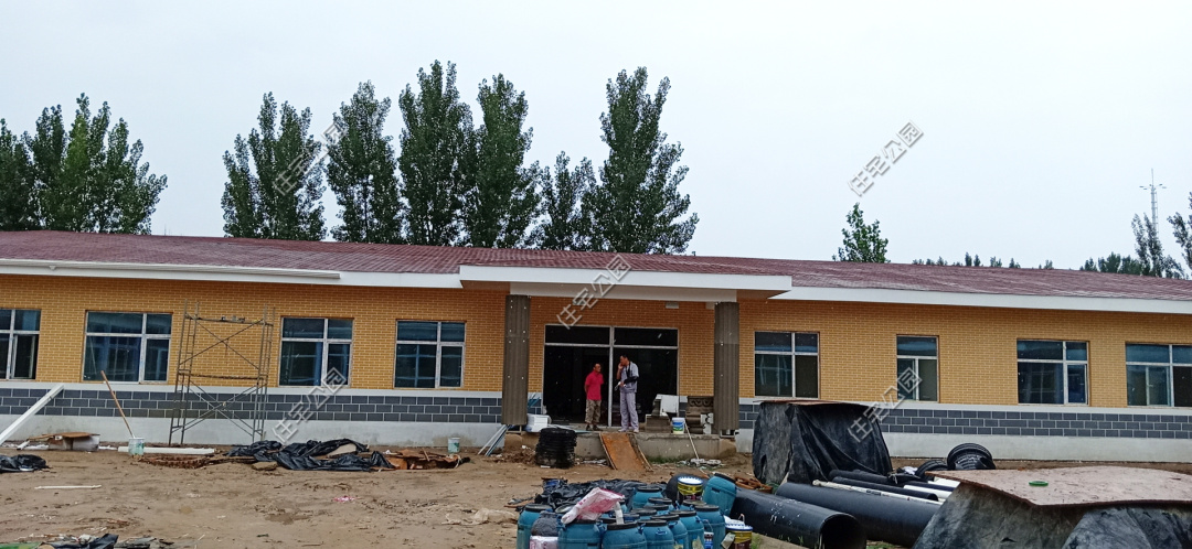 农村一层钢结构建造全过程,钢框架结构楼房建造