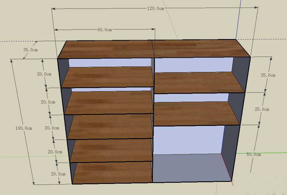 柜子的深度和宽度量哪里,柜子宽度一般是多少