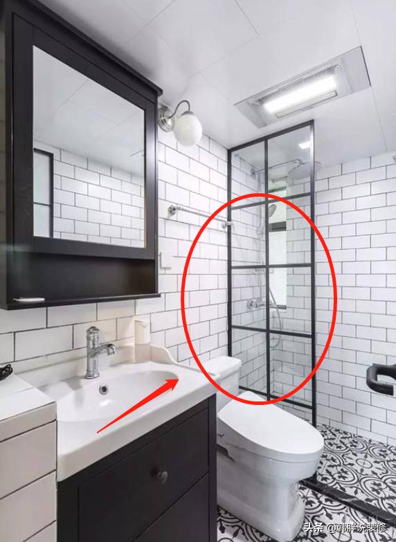 卫生间淋浴区装反了怎么办,卫生间安装错了