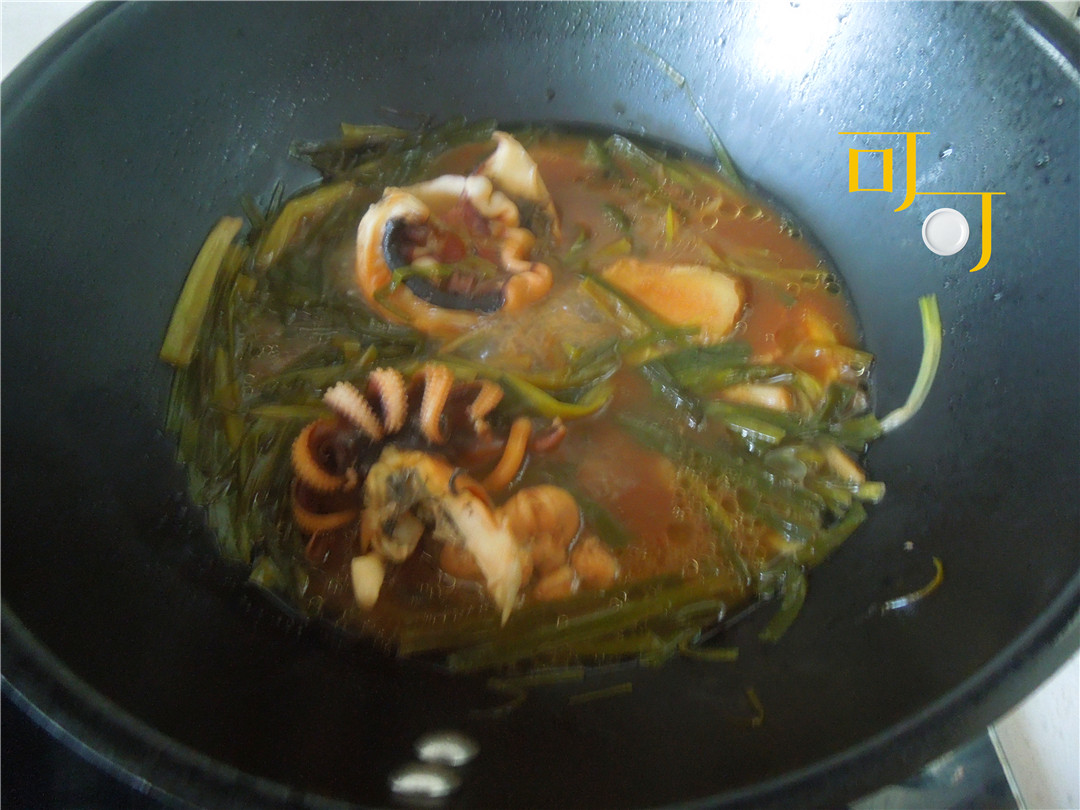 葱姜炒墨鱼片,葱姜炒墨鱼的做法大全