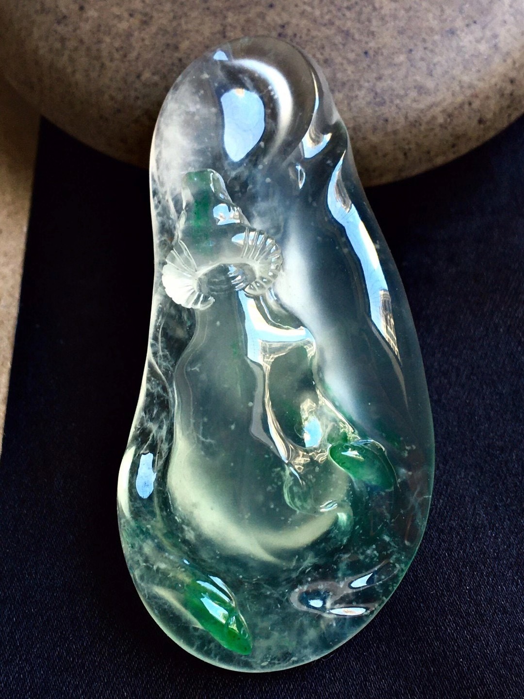 怎么鉴定翡翠玉平安扣真假,真假翡翠怎么鉴别