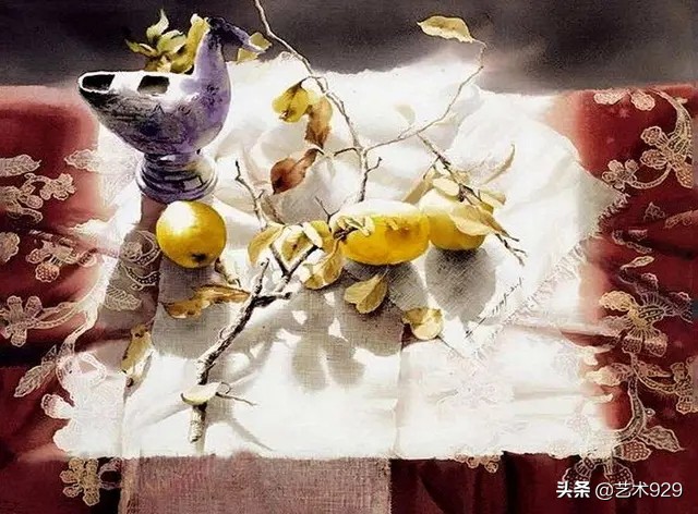 韩国水彩画家misulbu作品欣赏,韩国水彩画风景作品