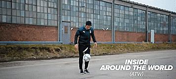 运动员的花式操作,花式过人技巧足球教学