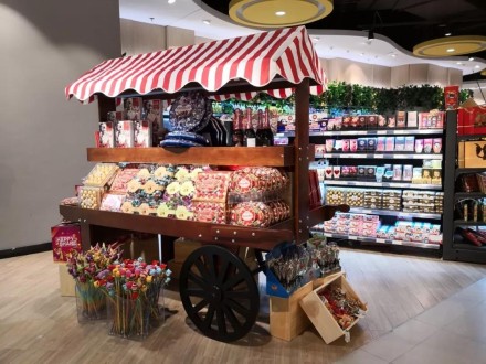 水果精品柜超市陈列图片,精品超市啤酒陈列