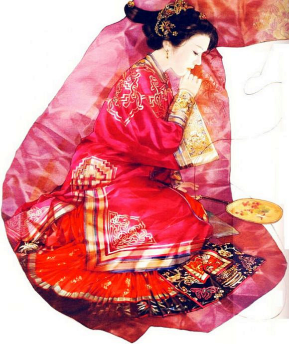 「汉装潋滟」德珍彩绘古典美人