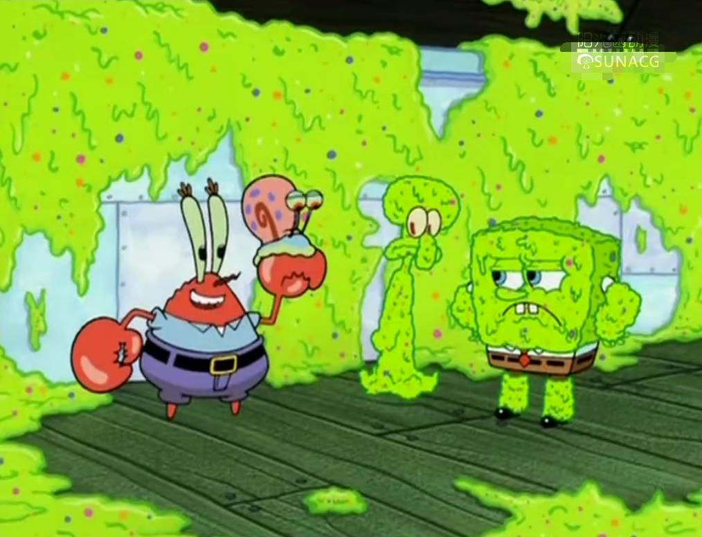 海绵宝宝生病被派大星阻止,海绵宝宝受了伤