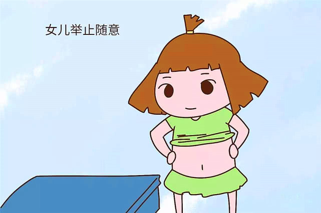 女儿打扮成假小子,女儿像个假小子