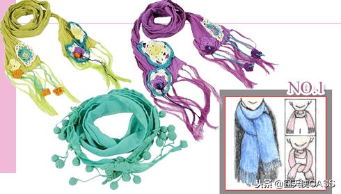 围巾系丝巾法大全,男士围巾搭配技巧和实用系法