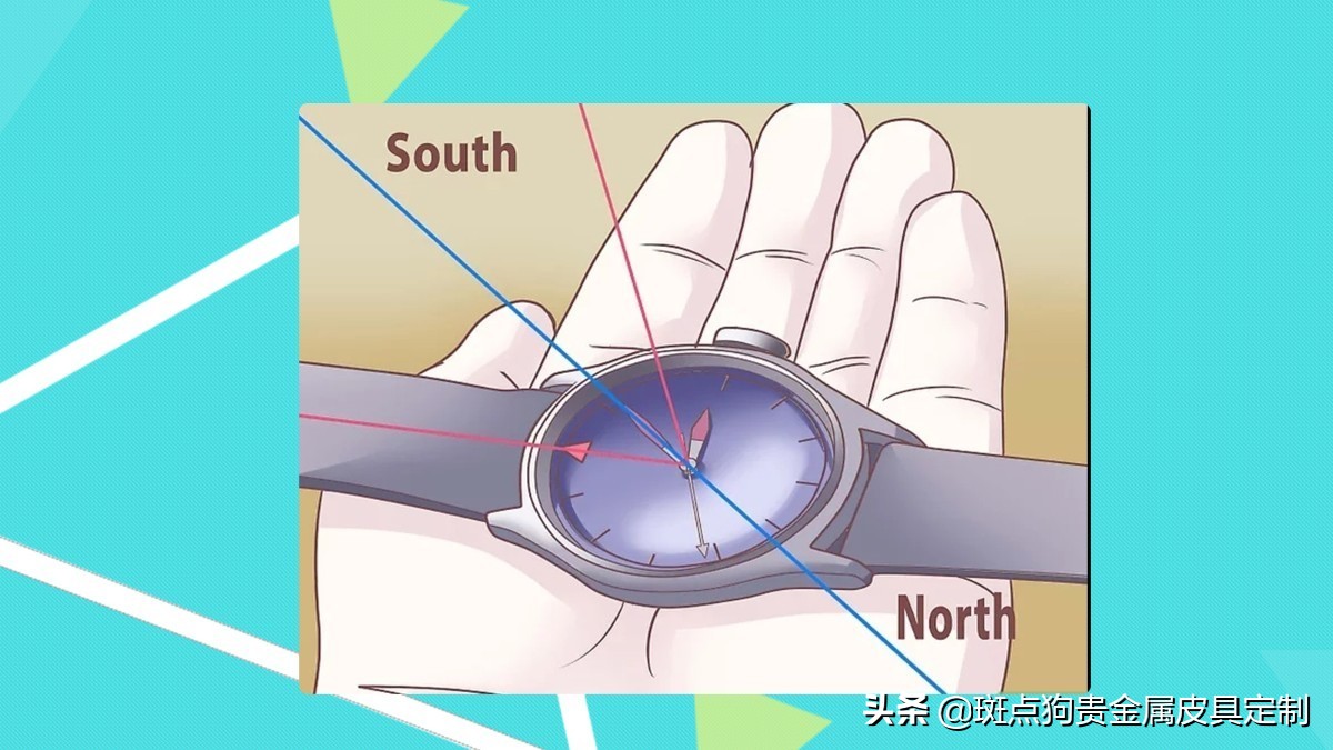 指针式指南针手表,多功能指针式电子手表带指南针