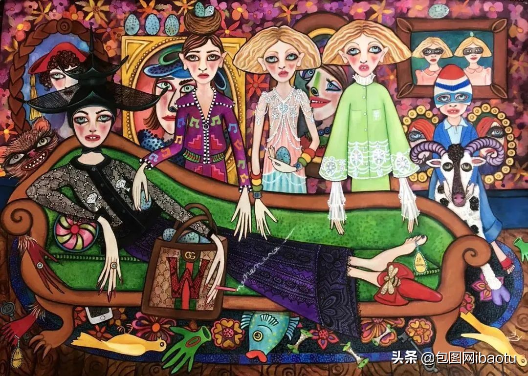 gucci插画师 (被gucci 聘为御用插画师)