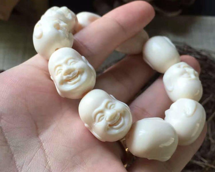 六种手串,白色五通六眼菩提手串