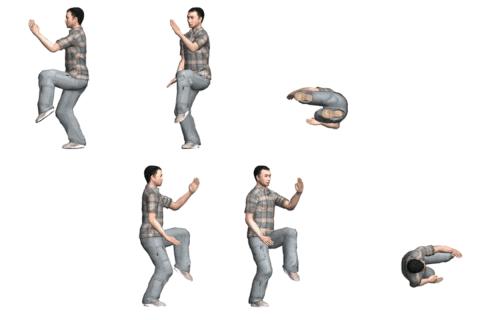 二十四式太极拳动画全方位展示,太极拳二十四式中第18至23式教学