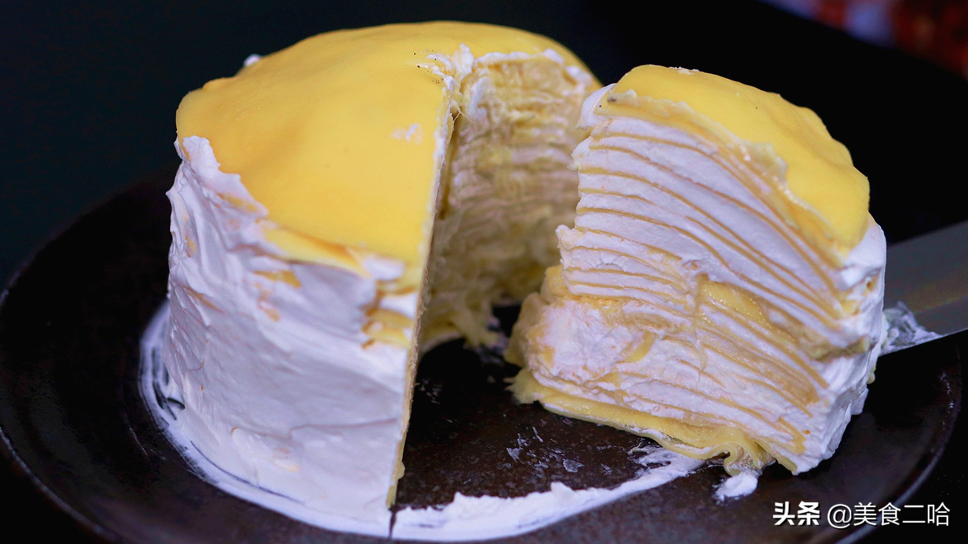 千层蛋糕皮怎么煎才薄窍门,千层蛋糕饼皮制作方法没有模具