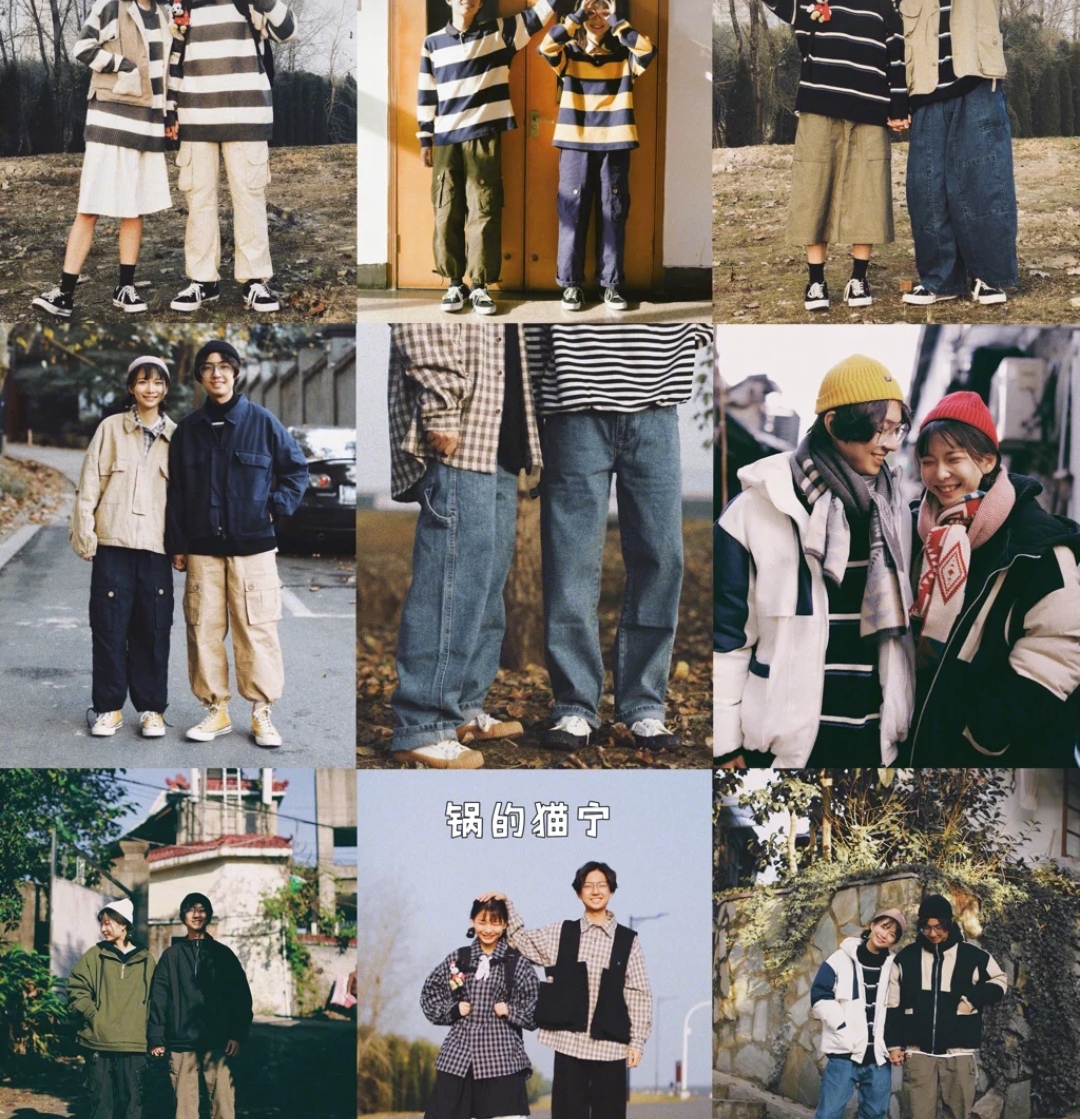 好看不贵且名牌的情侣衣,情侣装秋冬装店铺推荐