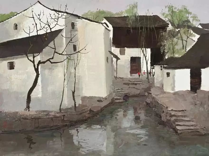 优秀的色彩风景写生作品,下乡风景速写写生教程