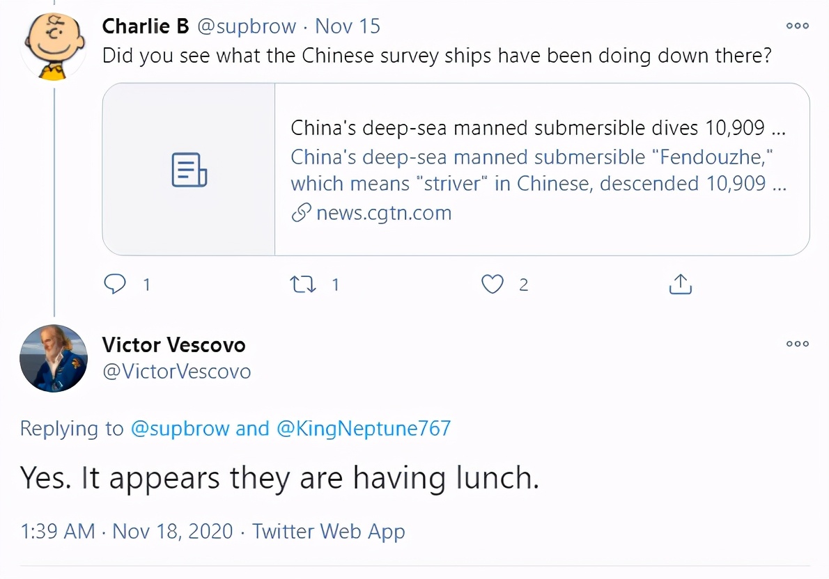 奋斗者号美国技术,外媒评价奋斗者号