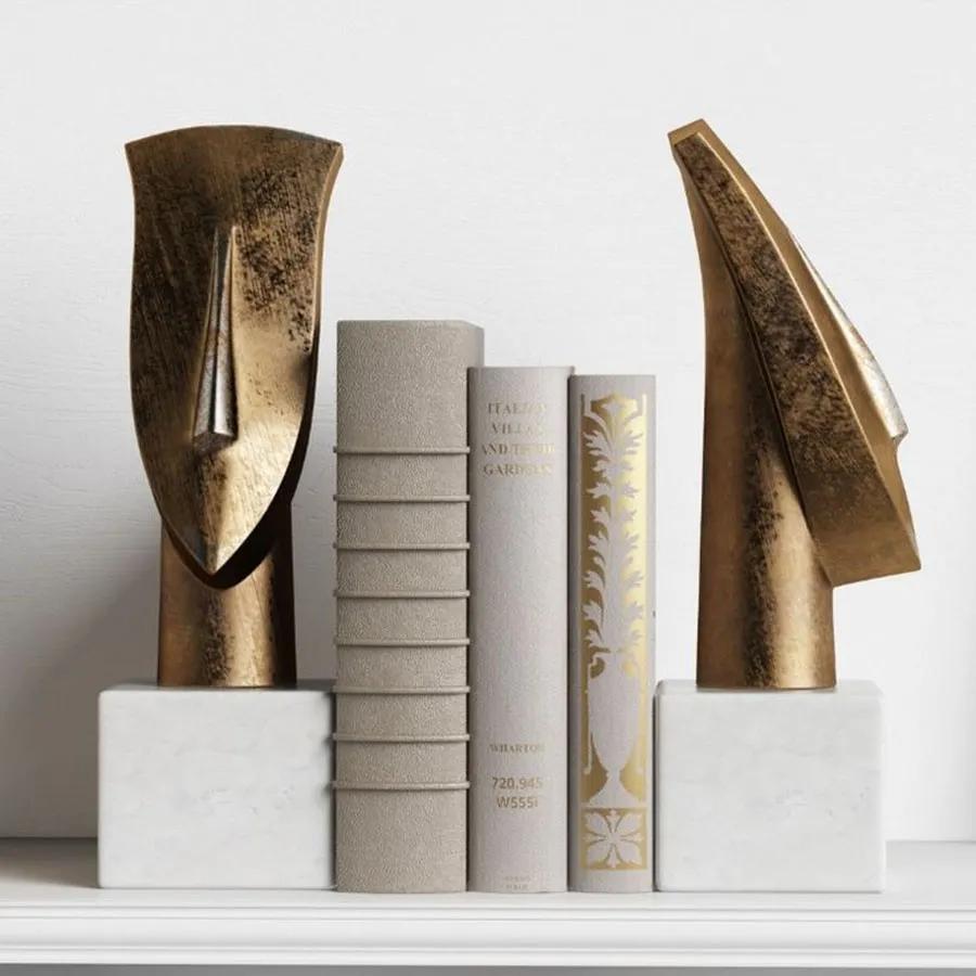 书架花瓶怎么摆,书柜摆放物件效果图