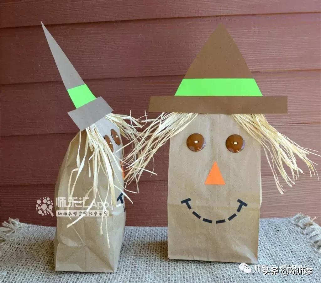 环保纸袋手工创意创作思路,幼儿纸袋手工环保创意图片
