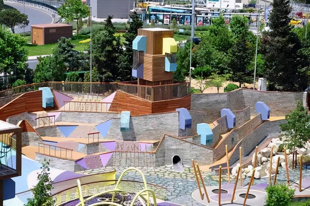 商场儿童乐园布局和设计,商场中岛儿童乐园设计