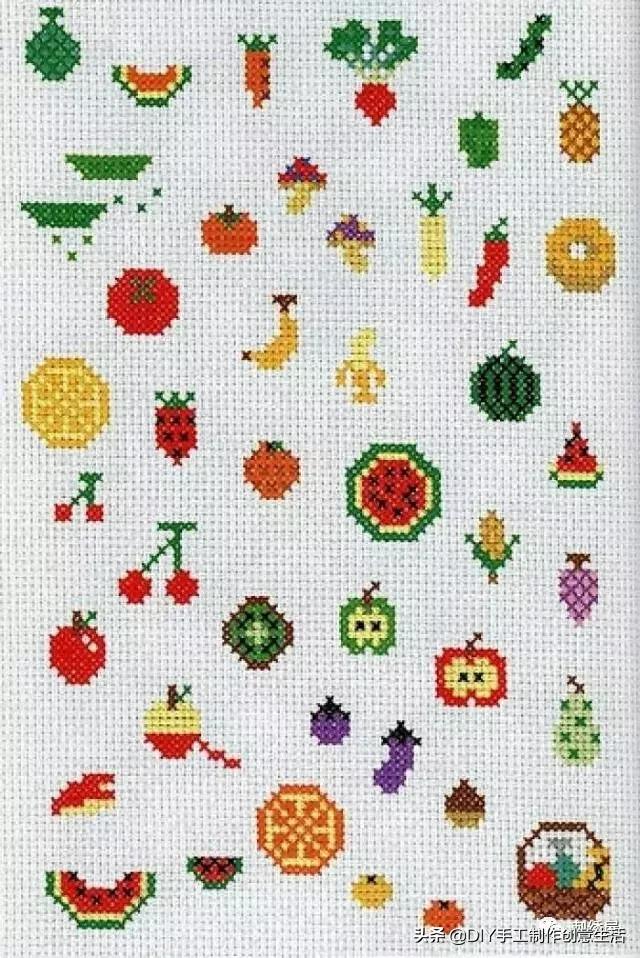 手工刺绣39款简单荷花刺绣图样,刺绣手工diy素材