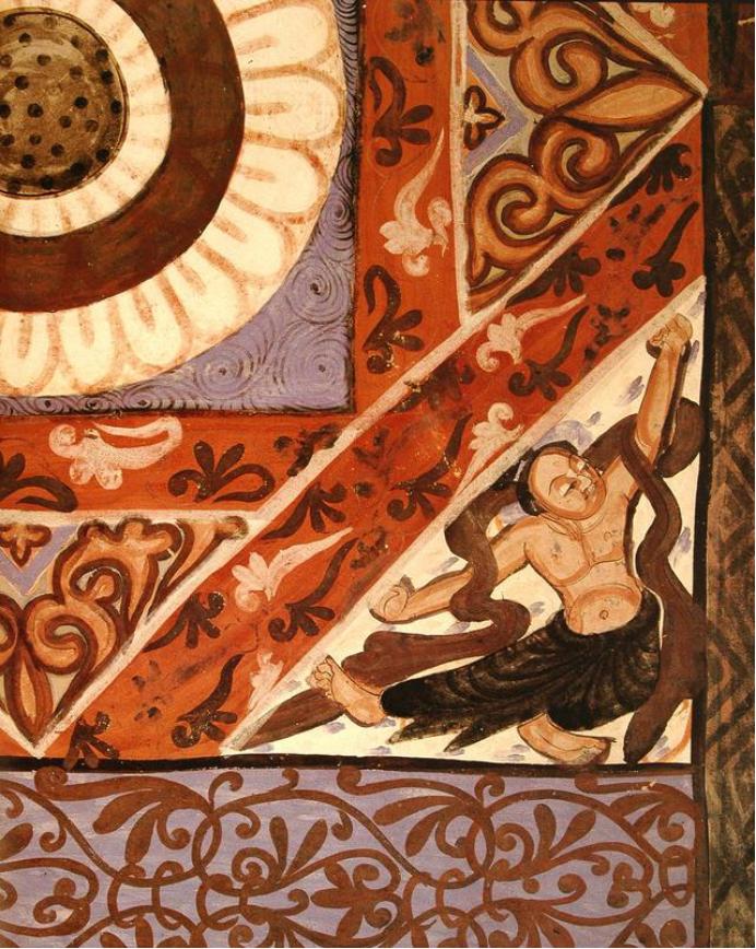 敦煌428窟介绍,敦煌329窟壁画飞天图