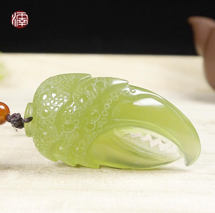 岫玉仿俄碧,岫玉仿碧玉