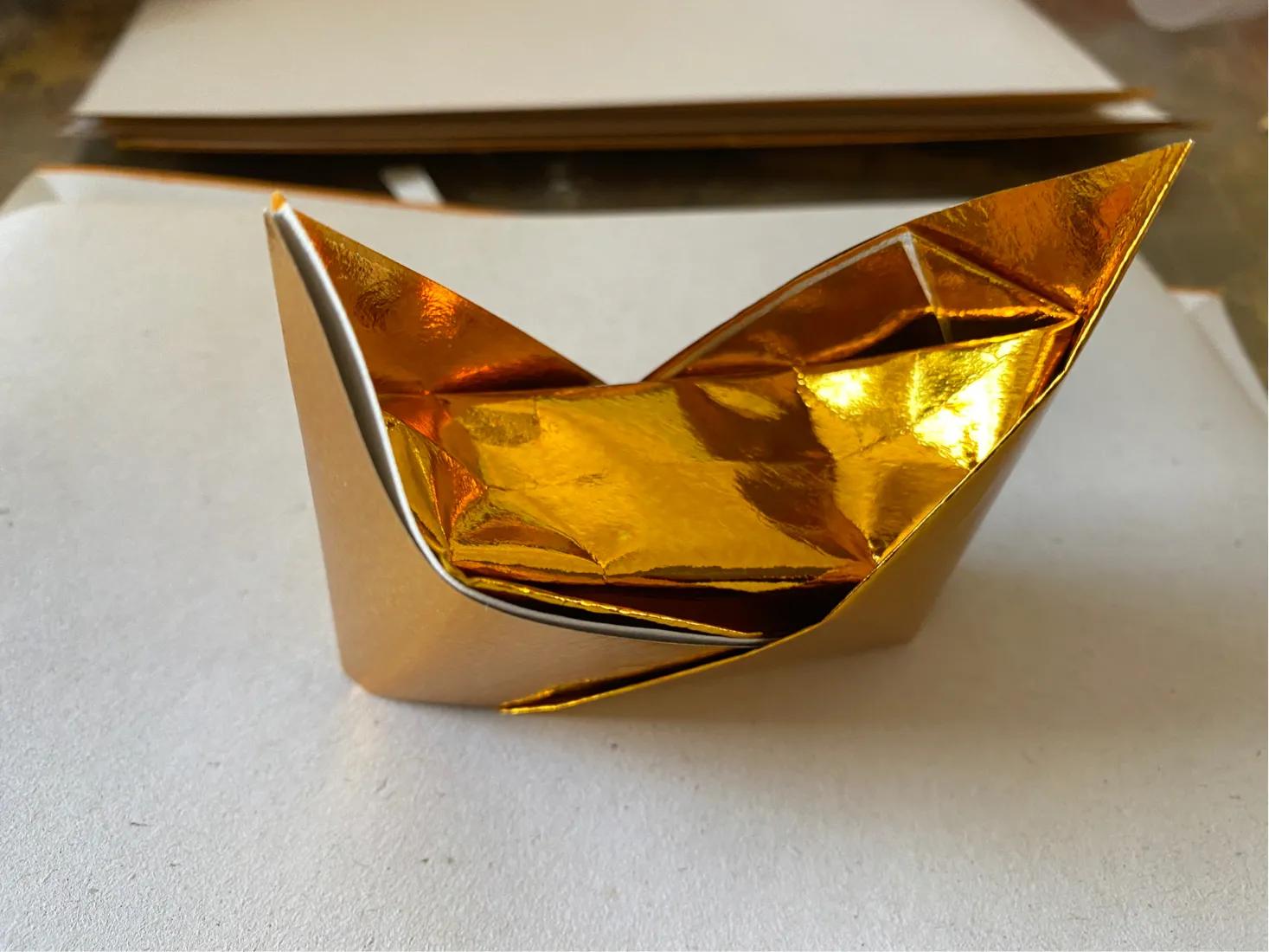 拜神叠元宝简单方法,祭祖元宝怎么叠最简单图解