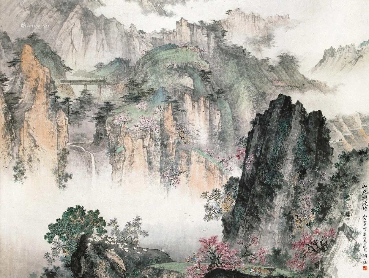 70年代名家绘画作品,体验90年代的绘画作品