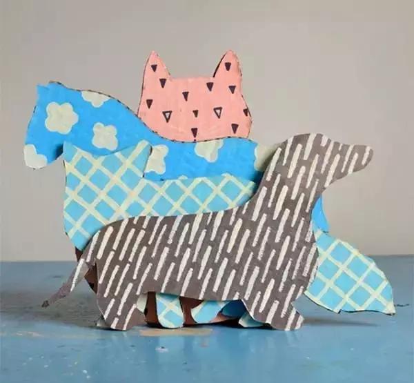 废物利用，她用几个纸箱让家里变成动物园，孩子回家乐坏了！收藏