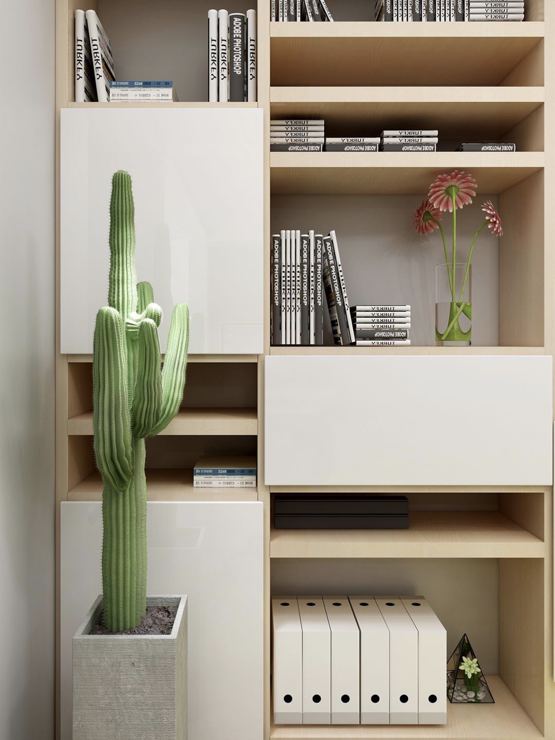 80平米二室一厅北欧风格设计图,80平方小户型装修北欧两室一厅