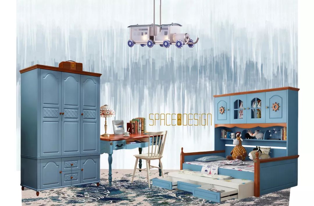 『黛壹软装』男孩房里的玩心与童趣