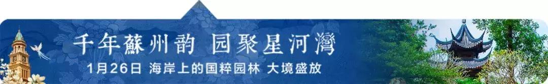 千年苏州韵园聚星河湾汕尾星河湾183㎡揽园绝版新品迎春盛放