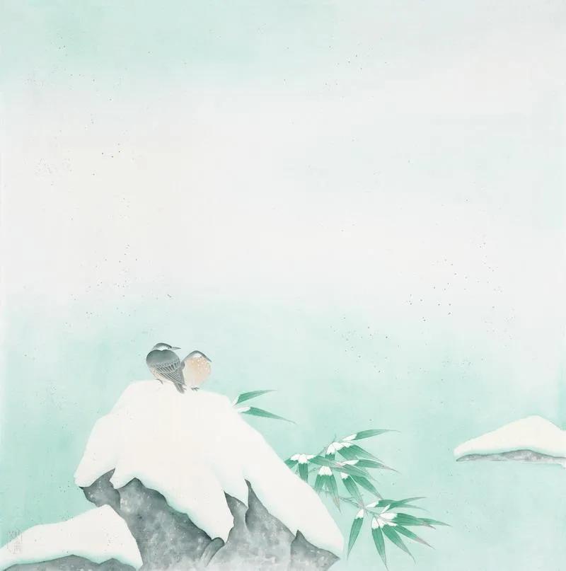 杜曼华花鸟作品欣赏,淡雅空灵杜曼华工笔花鸟作品40幅