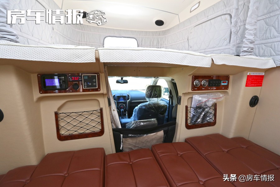 单排四驱自动挡皮卡c型房车测评,d-max单排升顶皮卡房车