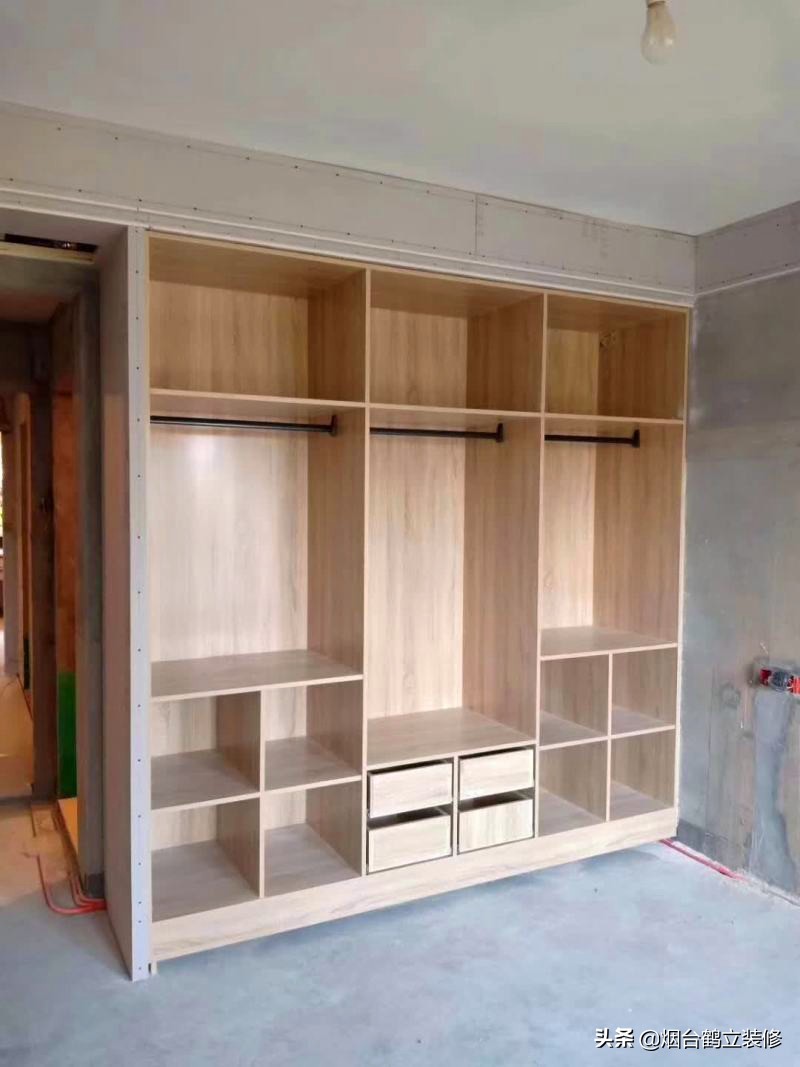 木工打造书桌效果图,自制梳妆台书桌一体