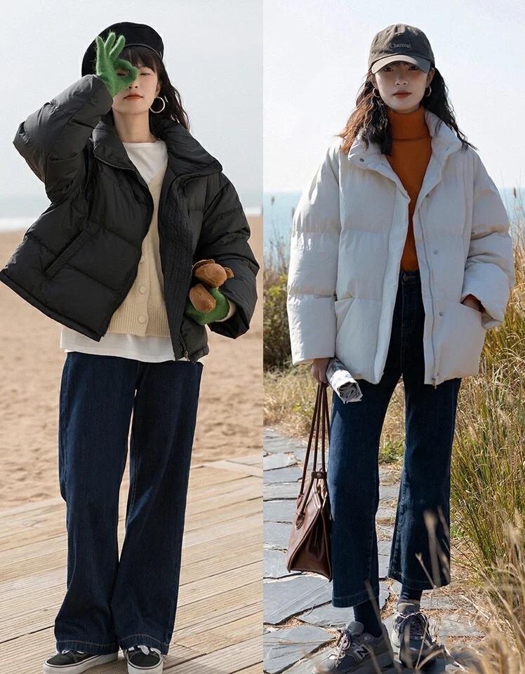 冬季棉服怎样穿既温暖又时髦,冬季保暖休闲加厚棉服