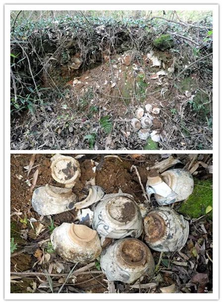 瓯窑遗址分布,苍南古遗址