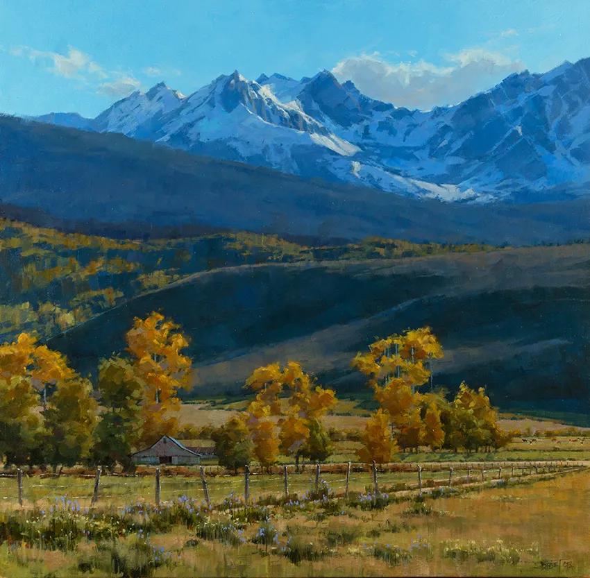 绝美风景油画教程,最灵动的风景油画