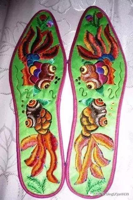 刺绣作品简单的,老式刺绣喜字的鞋垫刺绣方法