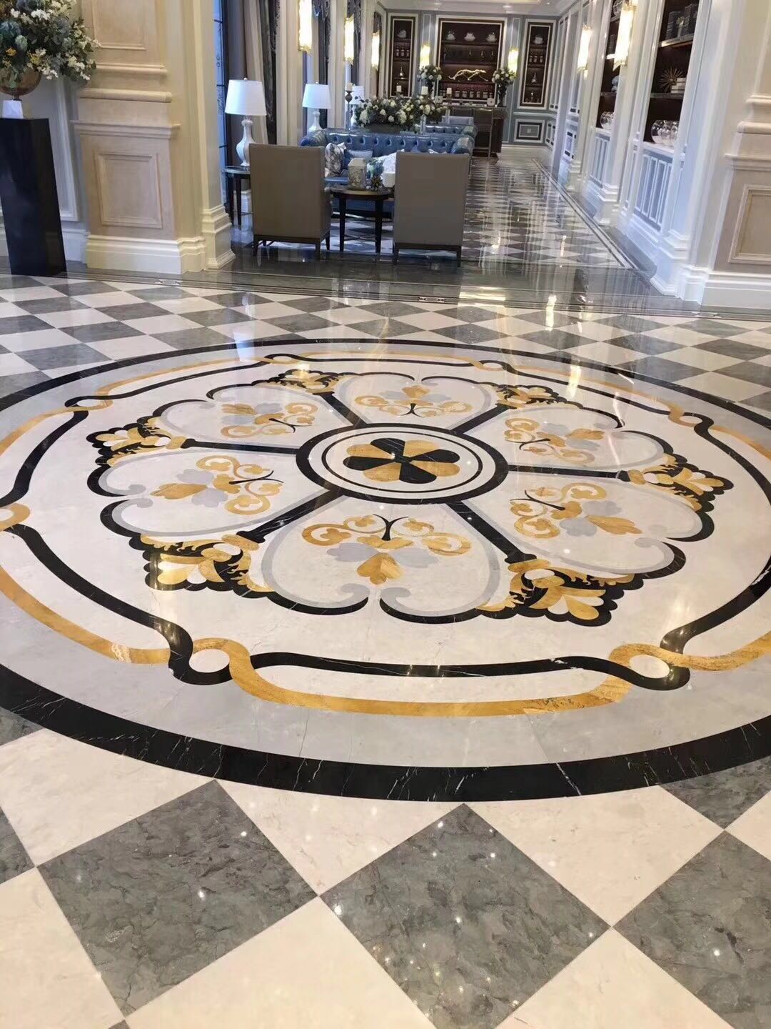 商场人造大理石地面,商场人造石地面