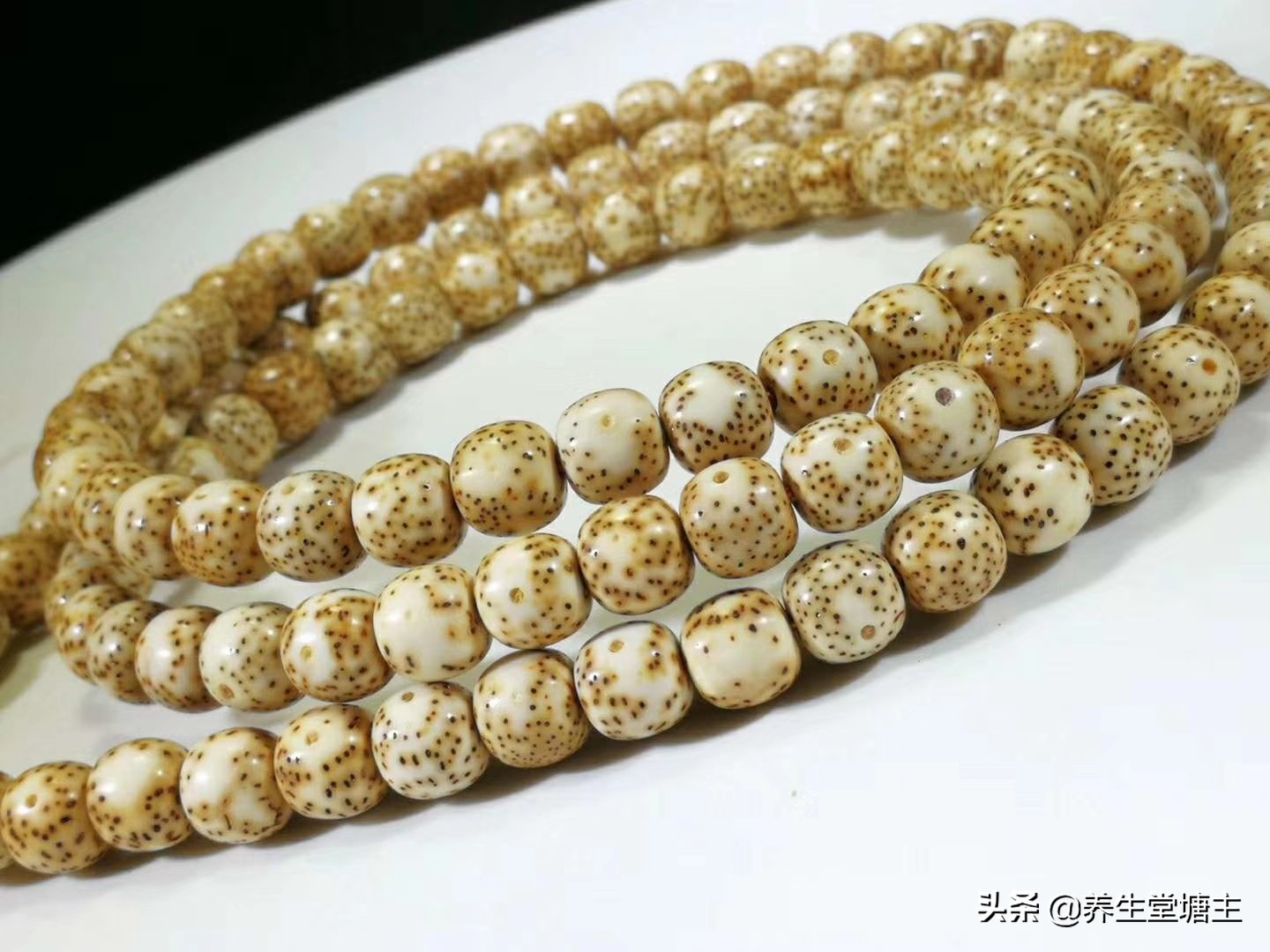 原生态顺白星月菩提的盘玩方法,星月菩提108颗怎么盘出花样