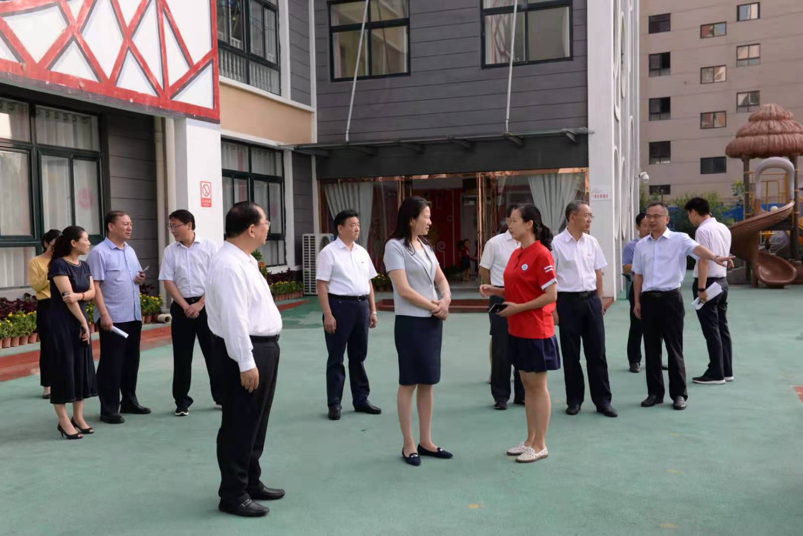 情系幼教关爱幼儿——周口旭日幼儿园迎接省、市领导视察工作