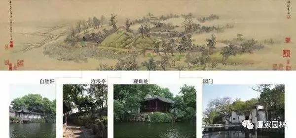 凰家园林,中国风庭院别墅绘画